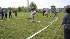 La jornada organizada este viernes en A Xunqueira de Alba por la asociaci�n Pontecoraz�n incluy� tambi�n juegos populares