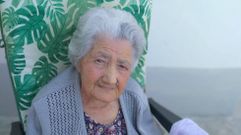 ASCENSI�N DE CAMPOS, MELIDENSE FALLECIDA A LOS 105 A�OS, EN UNA FOTO DE MAYO DEL 2025