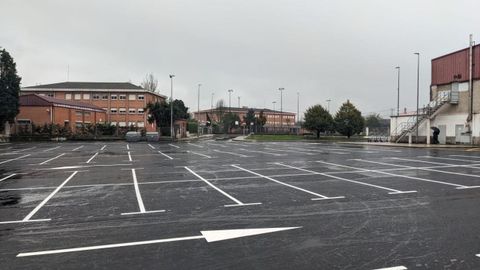 Reapertura del aparcamiento frente al pabell�n del Mata Jove.