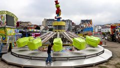 Una de las atracciones cerradas en O Porrio