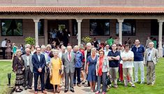 Profesores y directores del instituto no quisieron perderse el acto del cuarenta aniversario. 