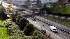 Imagen de archivo de la autopista AP-9 a su paso por Pontevedra
