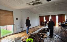 Las instalaciones de la asociacin vecinal de Porto Meloxo estn muy deterioradas