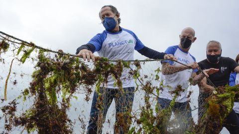 Limpieza de residuos marinos dentro del proyecto Plancton