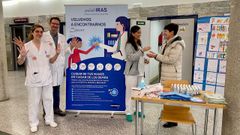 Las actividades por el Da Mundial de la Higiene de Manos se sucedieron en centros de salud y hospitales de Pontevedra