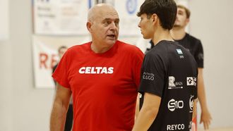 Manolo Cobas, durante un partido no Torques de Marz&aacute;n.