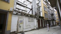 Los n�meros 8 (en la imagen) y 22-24 de Carme Curuxeiras ya tienen la licencia para la construcci�n de dos inmuebles para viviendas protegidas.