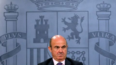 El ministro de Econom�a en funciones, Luis de Guindos