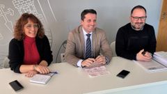 Mar�a Outeiral, Jos� Ram�n Romero y C�sar Tarela explicaron los detalles.