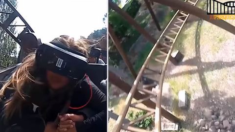 As� es el �Tren de la Mina� del Parque de Atracciones de Madrid