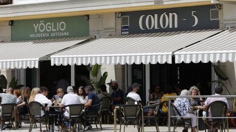 Los bares del Paseo de Colón en Foz