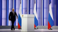 El presidente ruso, Vladimir Putin, en sus discurso ante la Asamblea Federal en Mosc�