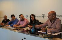 El gobierno local de Lal�n present� Feiradeza junto al coordinador de Africor, Jos� Rodr�guez ?derecha?.