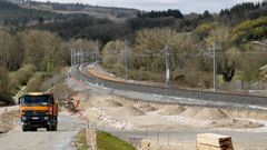 Variante de A Pobra de San Xiao en la l�nea de ferrocarril de Lugo a Monforte