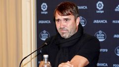 Eduardo Coudet, en su despedida del Celta, en noviembre del 2022.