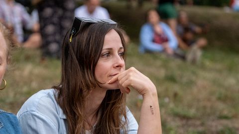 Eclipse total en Asturias desde el Parque de los Pericones, en Gij�n