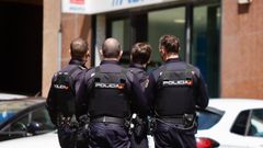Imagen de archivo de una intervenci�n de la Polic�a Nacional en Vigo