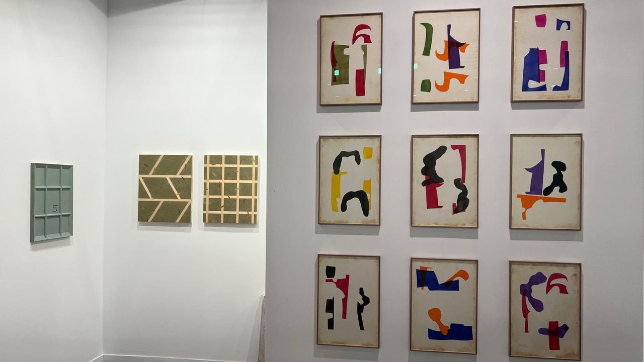 Misha Bies Golas presenta obras que reinterpretan formas de Luis Seoane en la feria Estampa