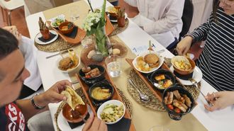 Tapas elaboradas por alumnado del CIFP Fraga do Eume, en una imagen de archivo