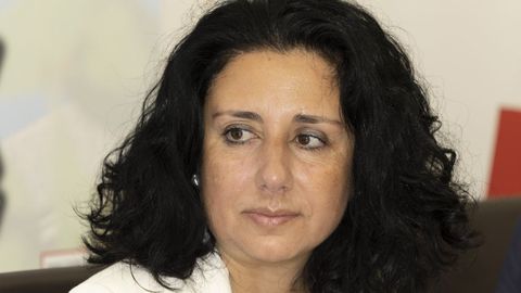 Margot Lamela Louz�n, alcaldesa de Cee.