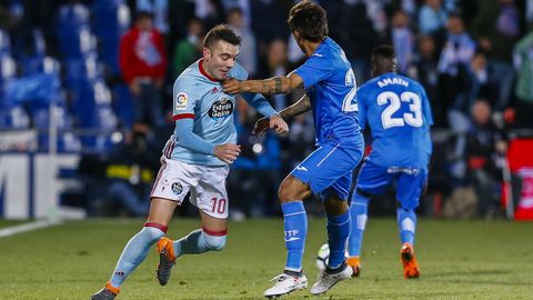 Getafe-Celta (3-0) de Primera el 19 de febrero del 2018.