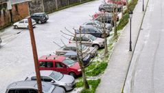 Granizada en Negreira