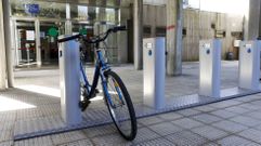 El programa se inici� con cuatro plataformas para las bicicletas, como esta en Filolox�a