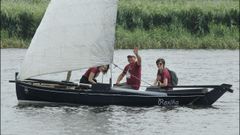 Subida en dorna de Valga a Padr�n