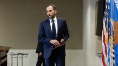 El fiscal especial, Jack Smith, antes de una rueda de prensa en el Departamento de Justicia.