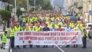 Ms de 5.000 personas claman en la calle por el futuro del empleo de As Pontes y la comarca