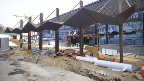 Estado actual de las obras de la futura estaci�n de tren de Lugo