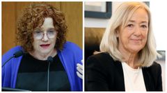 La diputada nacionalista Montse Prado, y la n�mero dos del Sergas, Estrella L�pez.