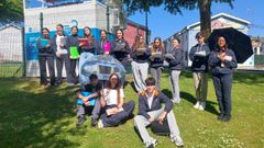Alumnos del Colegio Diocesano de Lugo-San Lorenzo, que participan en Voz Natura.