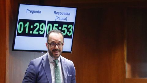 El portavoz de Vox, Ignacio Blanco