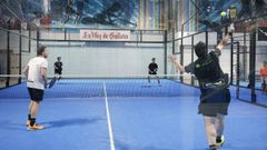 Lance de un encuentro del torneo de p�del de La Voz en el CSC.