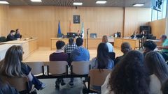 Un momento de la vista celebrada en el Penal 1 de Ourense