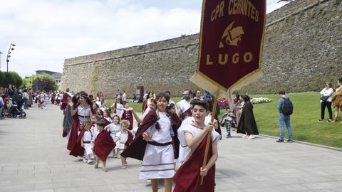 El desfile escolar del Arde Lucus