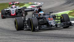 El McLaren de Fernando Alonso