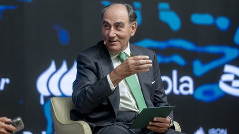 El presidente de Iberdrola, Ignacio Sánchez Galán, en una jornada reciente en Madrid