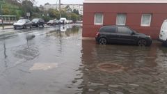 Imagen de una de las �ltimas inundaciones en el grupo Brigantium en Betanzos.