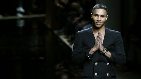 El dise�ador Olivier Rousteing se puso al frente de la casa Balmain en el 2011
