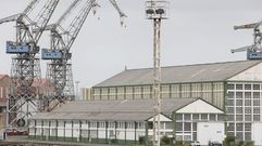 Navantia tiene dos astilleros en la r�a ferrolana, en la foto, el de Fene