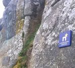 La placa estaba da�ada y ha habido que restaurarla.