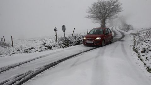 Nieve en la monta�a lucense