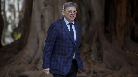 Ximo Puig, este lunes en el Parlamento valenciano