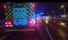 Actuación de los GES de O Pereiro de Aguiar en un accidente de circulación