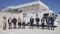 Inauguraci�n del �rea de autocaravanas de Vimianzo, en marzo del 2021
