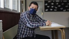 Jos� Trino Grande es maestro en el IES Manuel Chamoso Lamas, de O Carballi�o