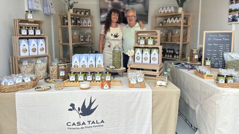 Enrique y Andrea Busto en la Feria de Muestras