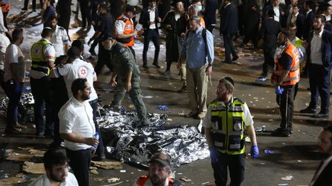 Tragedia por una avalancha en la fiesta ultraortodoxa del Lag Baomer, en Israel